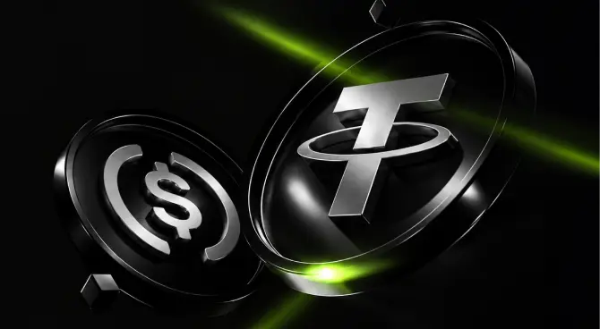 USDGO and Tether coins